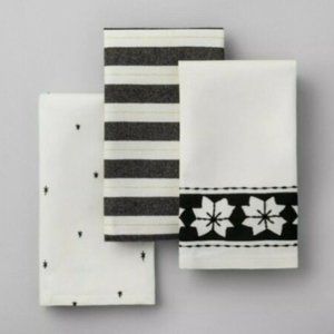 NWT Hearth & Hand With Magnolia Cream & Black 3-pc